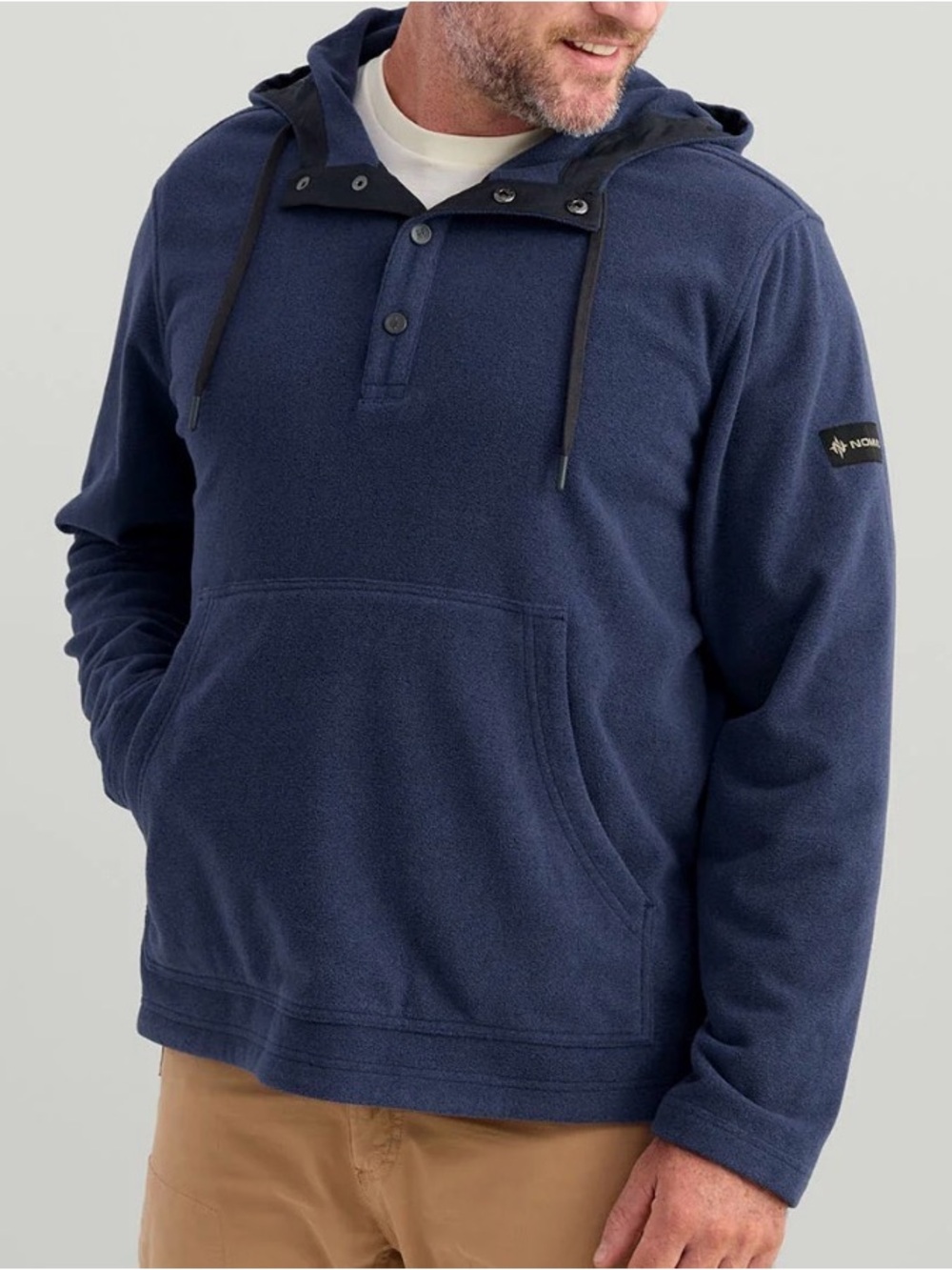 NWT Nomad STILL TRAD SNAP FLEECE HOODIE Men’s Size L